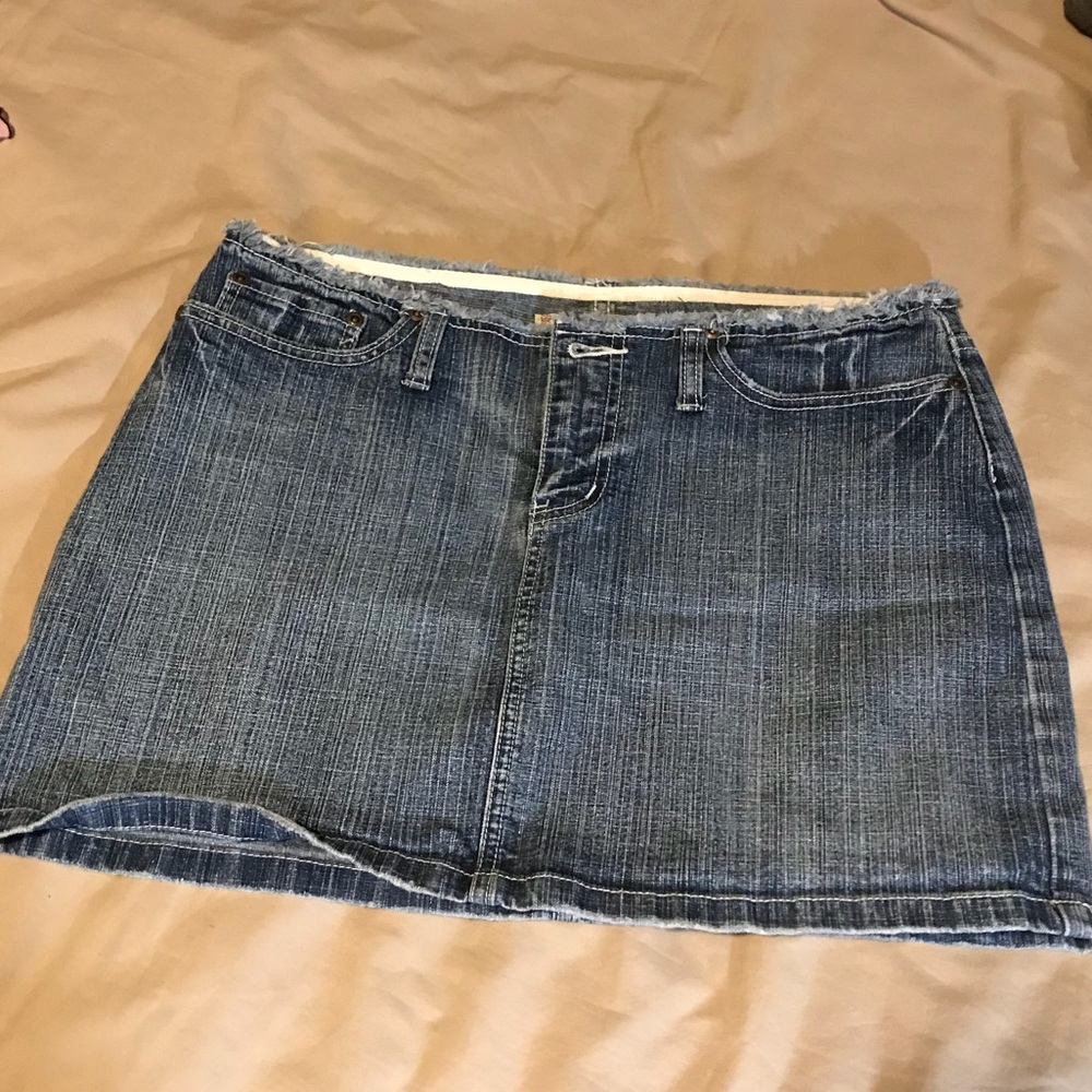 YMI jean skirt